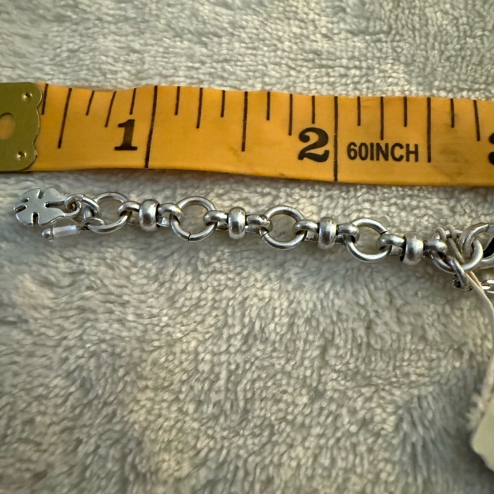 NWT - Lucky Brand Silver Necklace with Black Pendant Set ♠️ - Picture 9 of 9